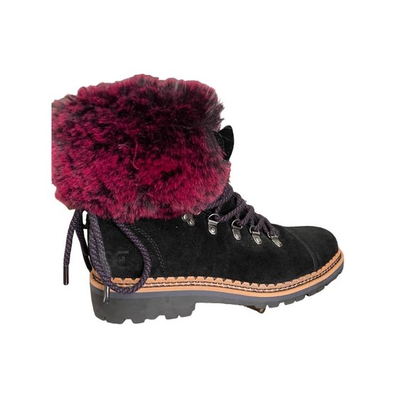 Sam Edelman Bowen suede Fur boot snow rain snow boot winter posh boot 8 - Picture 7 of 7